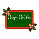 MERRY CHRISTMAS PLAQUE