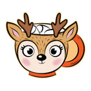 REINDEER MUG