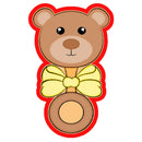 TEDDY BEAR BABY RATTLE