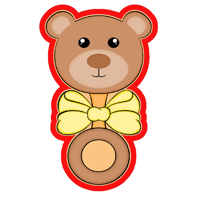 TEDDY BEAR BABY RATTLE