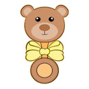 TEDDY BEAR BABY RATTLE