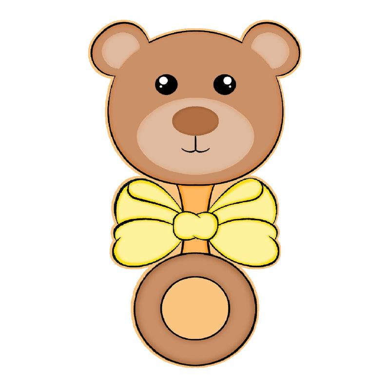 TEDDY BEAR BABY RATTLE