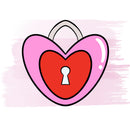 HEART SHAPED PADLOCK